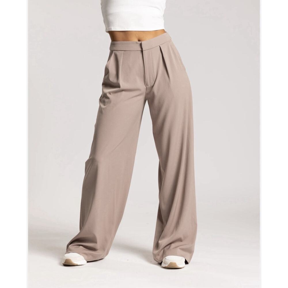 P’tula Brown The Taliored Pant Medium #Ts